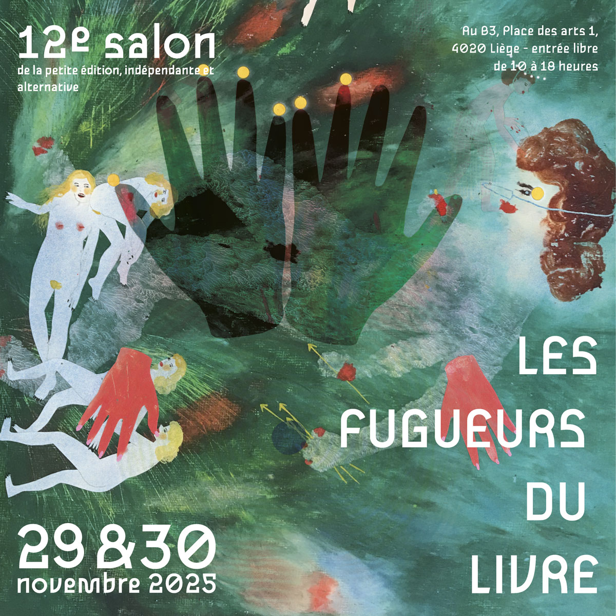 Rencontres d’auteurs au salon Les Fugueurs du livre à Liège